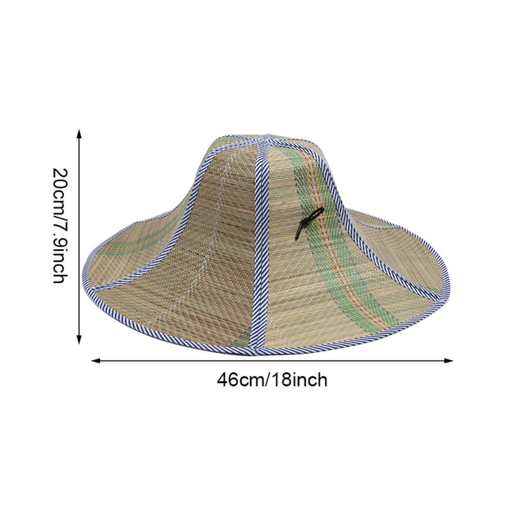 New Straw Hat Large Brim Foldable Soft Sun Hat Women Men Summer Beach Cap Fisherman's Cap Outdoors Fishing Sun Protection