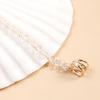 European and American foreign trade jewelry, ethnic style piercing earrings, double-layer nose nails, stage non-punching imitation crystal nose rings