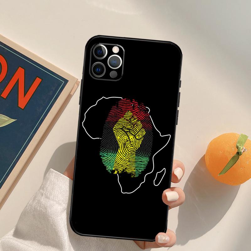 Карта Африки Геогра Чехол-футляр Для iPhone 16 Pro Max 15 14 11 12 13 Pro Max Mini XR 16e 16 15 Plus Чехол для телефона