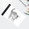 A4 TY H TYPE C Портативная доска для письма и рисования мультфильмов, водонепроницаемая, светодиодная, белая, с черным цветом