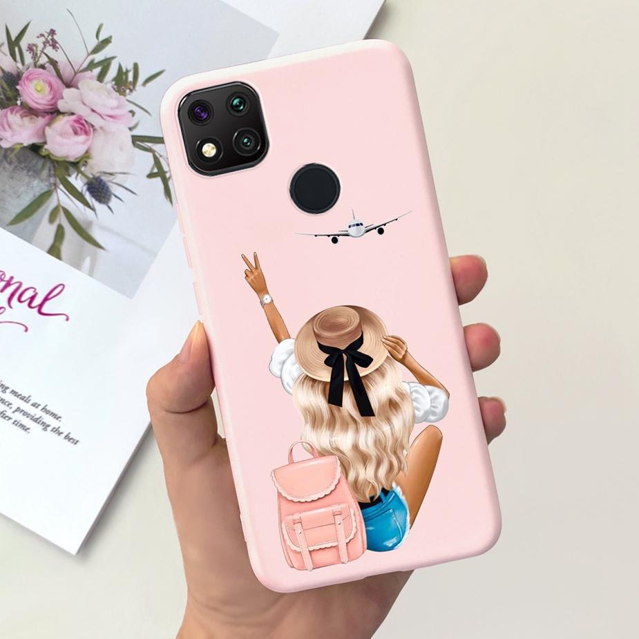 Чехол для Xiaomi Redmi 9C Милый Модный Мультяшный Чехол Мягкий Силиконовый Чехол для Телефона Для Xiaomi Redmi 9C NFC Redmi9C Чехол 6.53'' Бампер