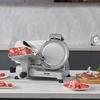 Meat Slicer, 340W Electric Deli Food Slicer with 10" SUS420 Stainless Steel Blade and Built-in Sharpening Stone, 0-0.6 inch Adjustable Thickness for