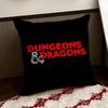 DDungeons  Dragons Game Cushion Cover Reversible Soft Durable Pillow Cover Home  Car MultiScene Use for Daily Comfort