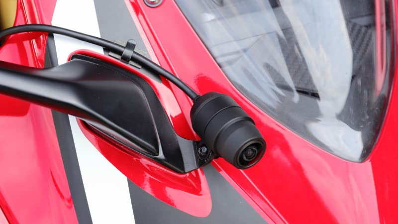 Kijima Motorcycle Parts Dash Cam Brackets, Front and Rear Set, Steel, Black, for CBR250RR ('17-/2BK-MC51), 304-5182