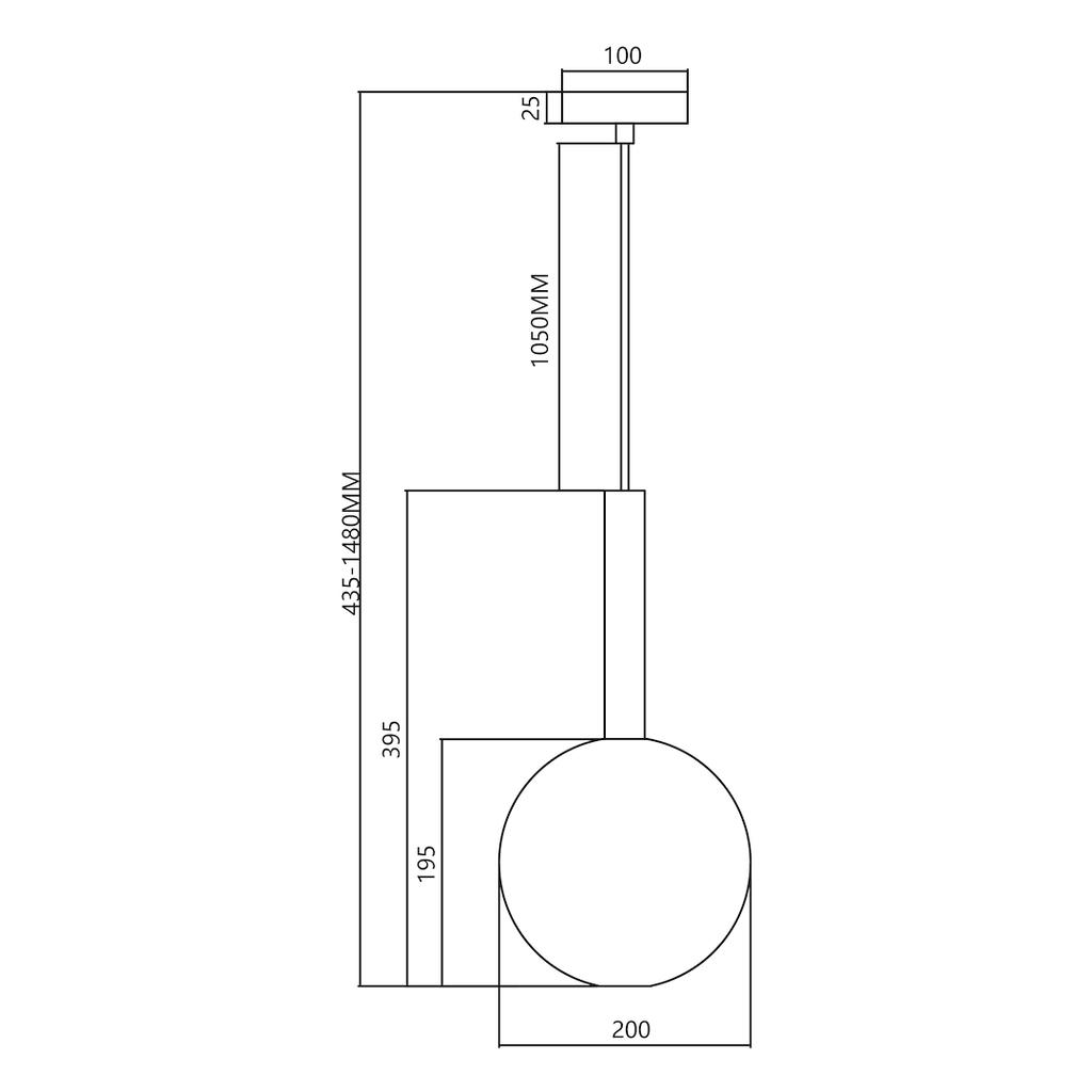 Lampa Wisząca Niko 1 G9 Złoty Milagro Ml0328