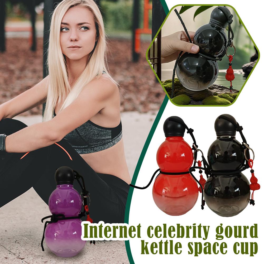 Chinese Style Gourd-shaped Drinking Water Cup, Large-capacity Sports Cup Sports Drinking Water M0G1
