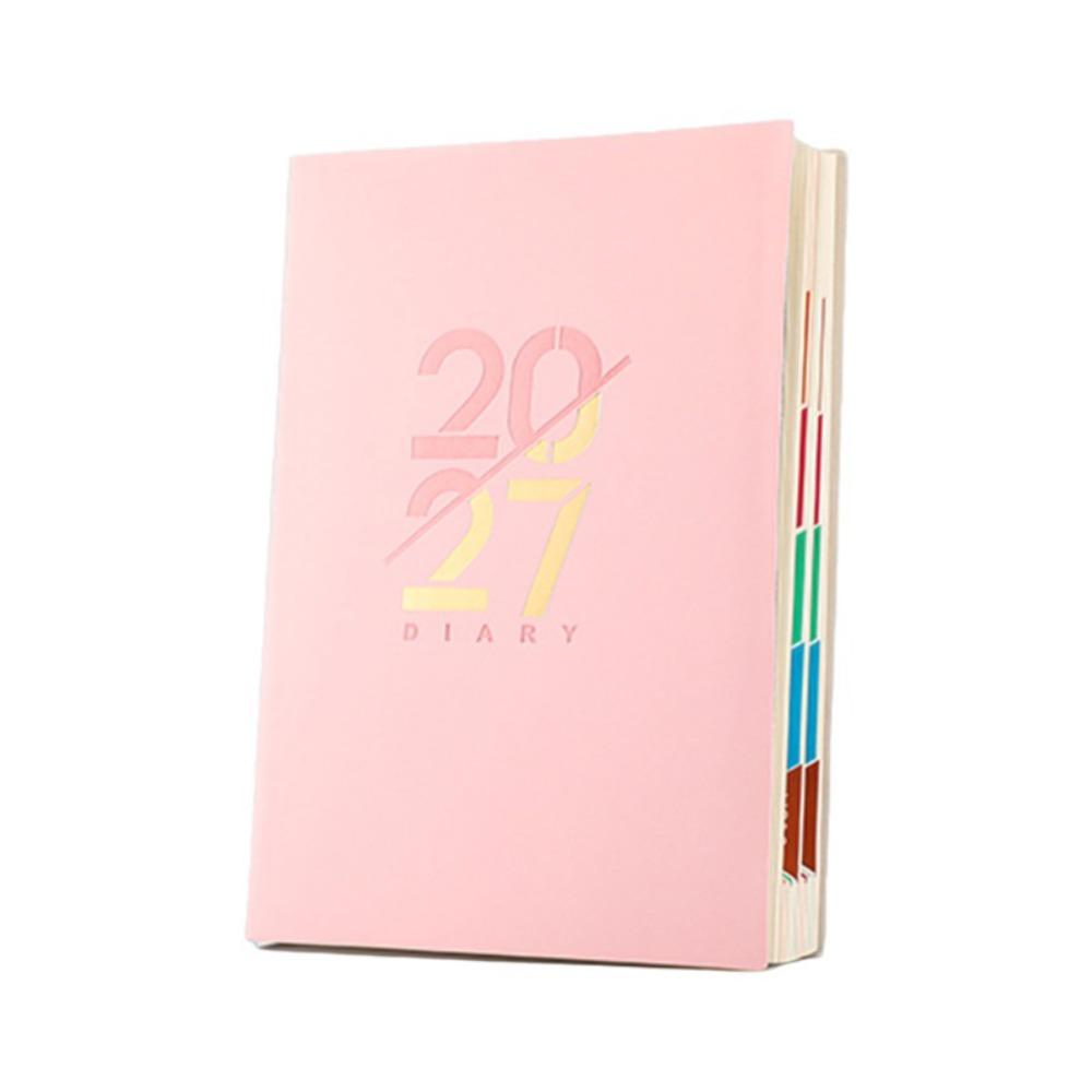12 Months 2027 Schedule Planner Notepad Wear-resistant To-do List Notebook  Travel