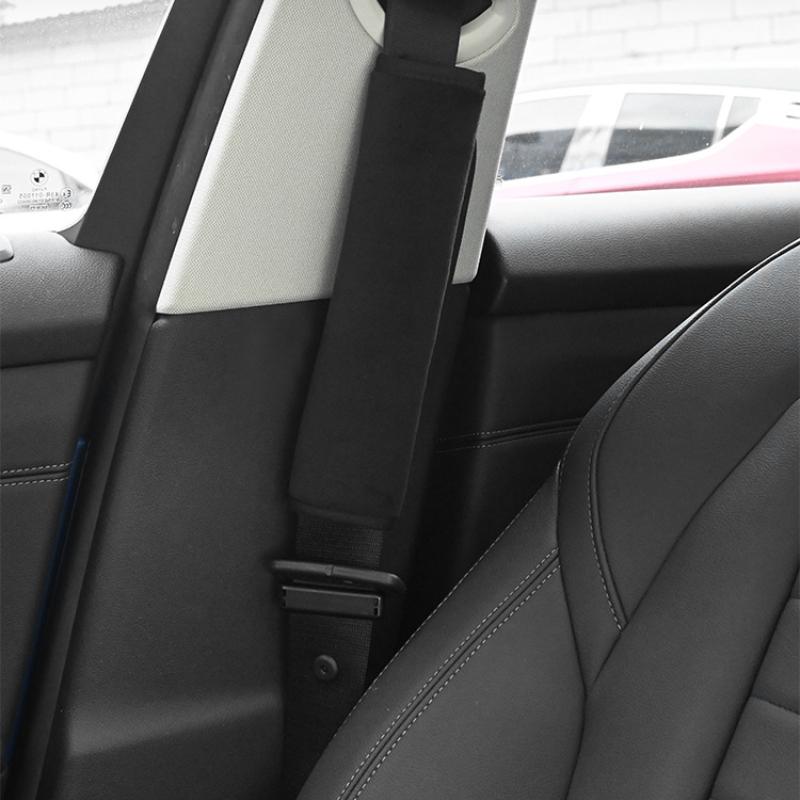 1/2 шт. чехол для ремня безопасности автомобиля, регулируемый плюшевый чехол для ремня безопасности автомобиля, наплечная накладка, мягкий чехол для ремня безопасности автомобиля, аксессуары для салона автомобиля