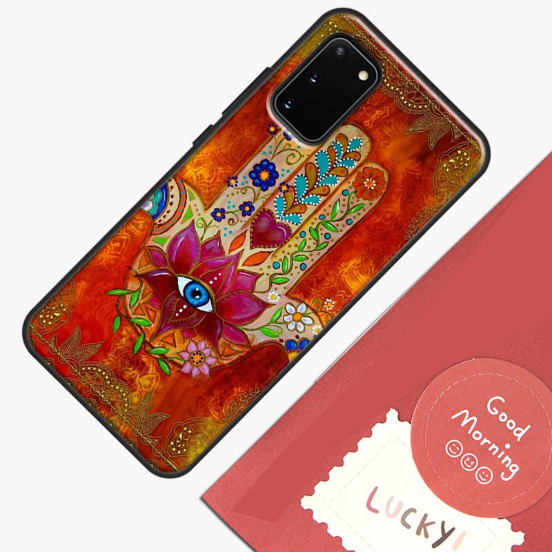 Чехол Рука Фатимы Хамса для Samsung Galaxy S22 S21 S23 Ultra Note 20 S8 S9 S10 Note 10 Plus S20 FE Задняя крышка