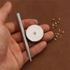 Stainless Steel Snap Fasteners Kits Snap Setting Tool Set Setter Base Handmade Leathercraft Fastening Tool for Craft
