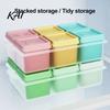 Food Freezer Storage Containers Grade Silicone Molds, Large Capacity 6 Compartments Meal Safe Pods Prep Containers, Leak-proof Reusable