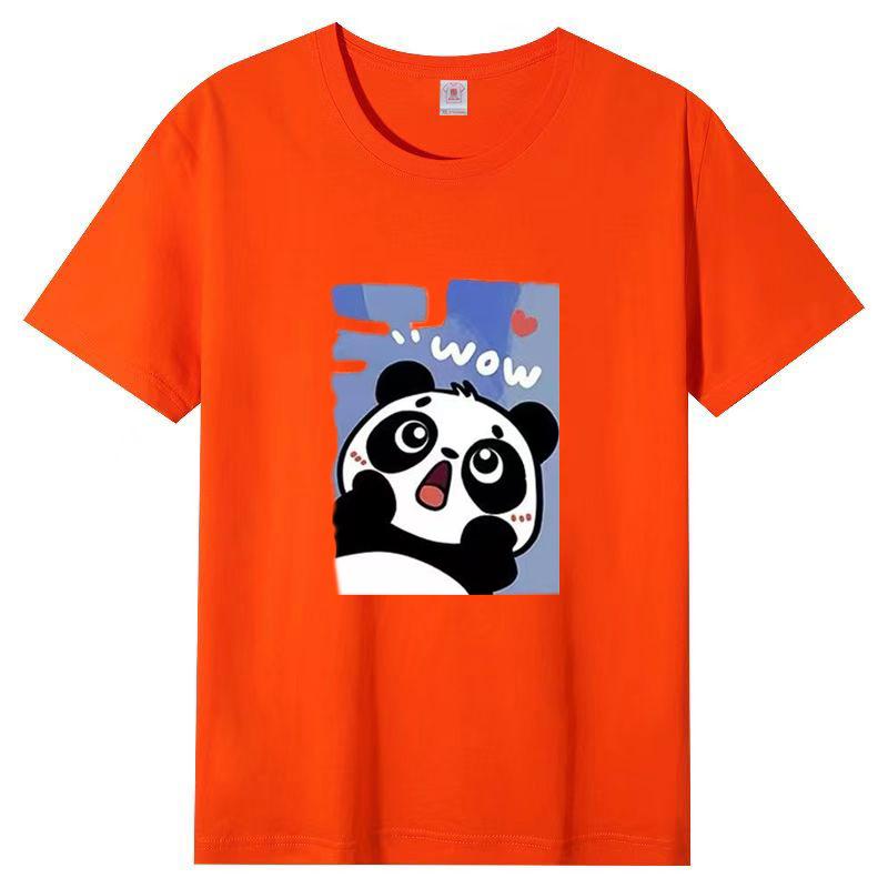 Женская летняя популярная футболка с короткими рукавами из хлопка, дышащая, свободная футболка с принтом, повседневная