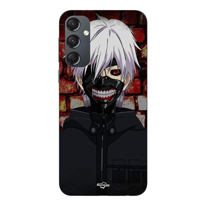 Coque de téléphone - MANIACASE - Samsung Galaxy S23 FE - Silicone - Noir - Anime Tokyo Ghoul