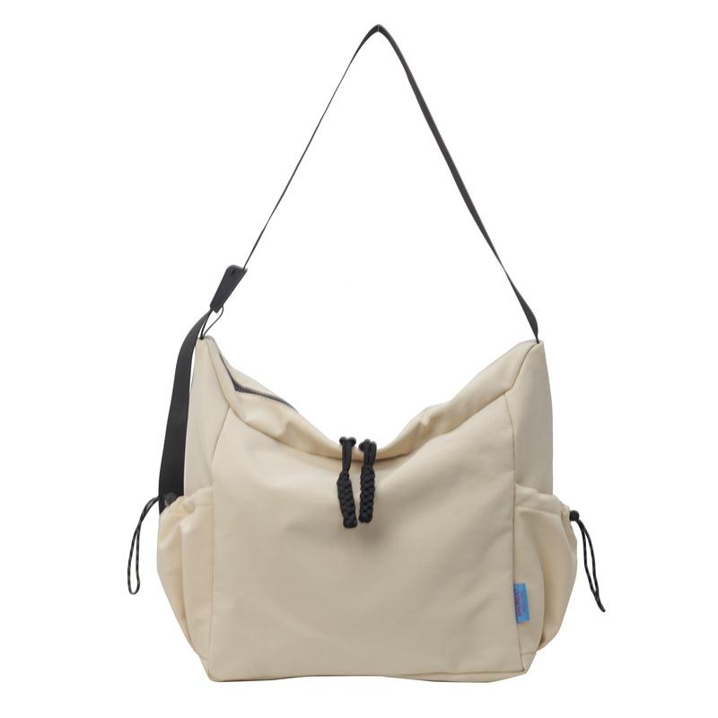Canvas Large-capacity Fashion Casual Bag 2025 Spring New Versatile Shoulder Messenger Bag Dumpling Bag