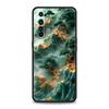 Чехол для телефона с пейзажной живописью для Realme 12 11 10 6 7 9 Pro Plus 8 5G C35 8i 9i GT2 GT3 GT5 GT Neo 2 3 5 Черный чехол Мягкий корпус