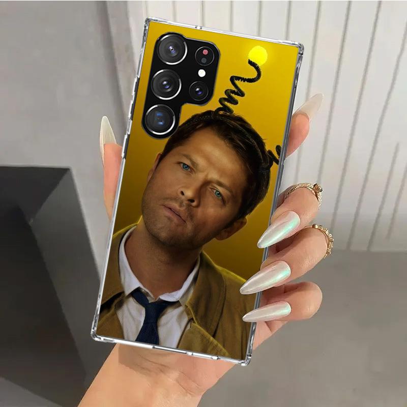 Чехол для телефона Supernatural Ангел Кастиэль для Samsung Galaxy S26 S24 S23 Ultra S25 Edge S22 S21 Plus S20 FE + Мягкий печатный чехол Funda