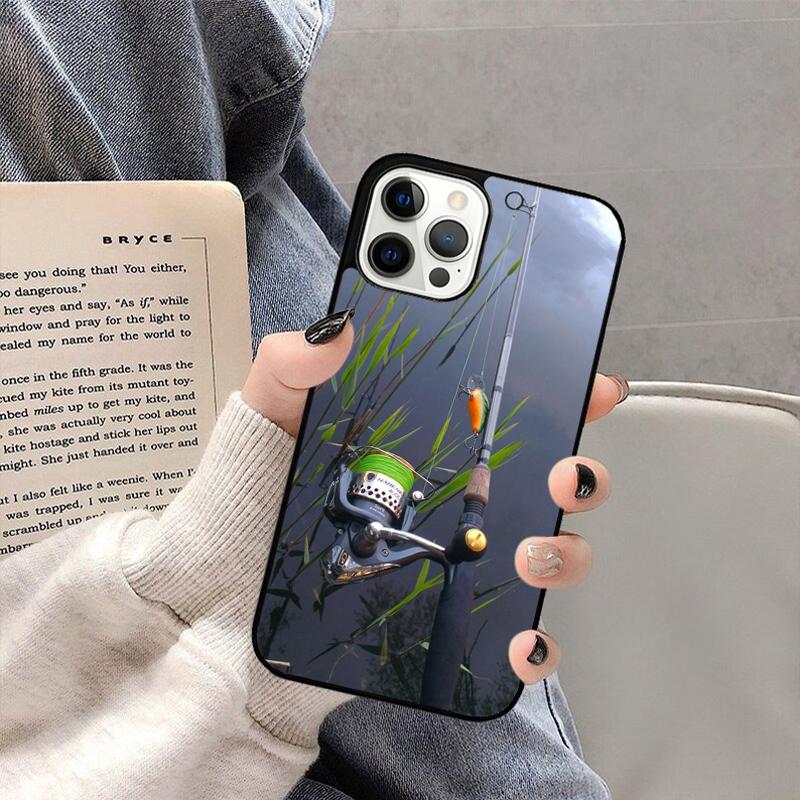Чехол для телефона с рыбой карпом для iPhone 17 Air 16 15 14 plus 11 12 13 Pro Max coque Cover Shell