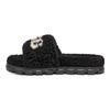 UGG Cozetta Curly Graphic Черный (Женский) Женские кроссовки 1132891-BLK