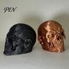 Резиновая Защитная Крышка Череп для Фаркопа Прицепа, Универсальный Защитный Колпачок для Шара Фаркопа Пикапа с 3D-печатью, Текстура Трещин, Защита от Ржавчины