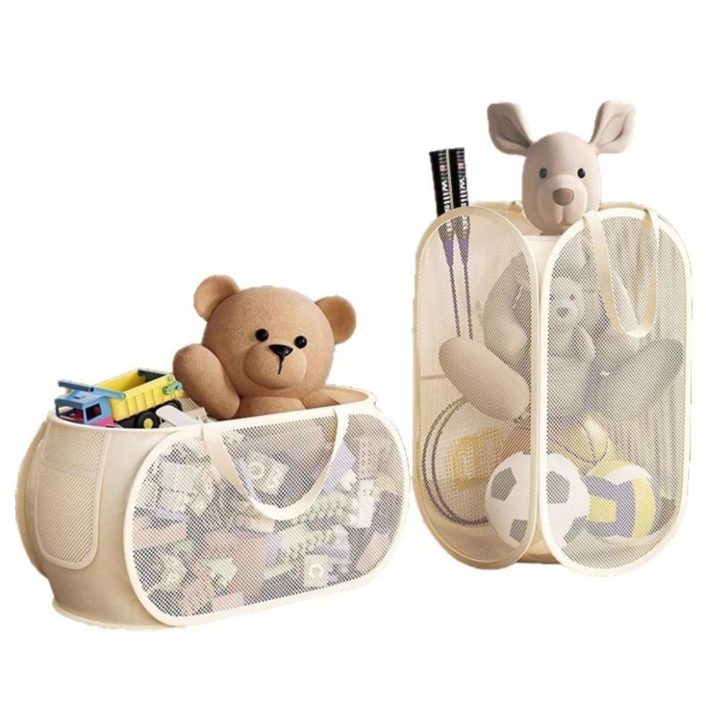Контейнер для хранения детских игрушек большой вместимости, переносной органайзер для плюшевых игрушек, бытовая сумка для хранения, спальня
