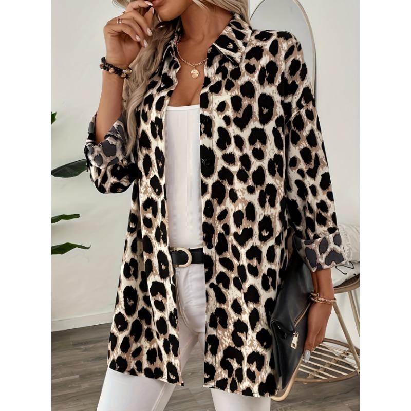 Осенняя элегантная рубашка с длинными рукавами, женские блузки с лацканами, рубашки