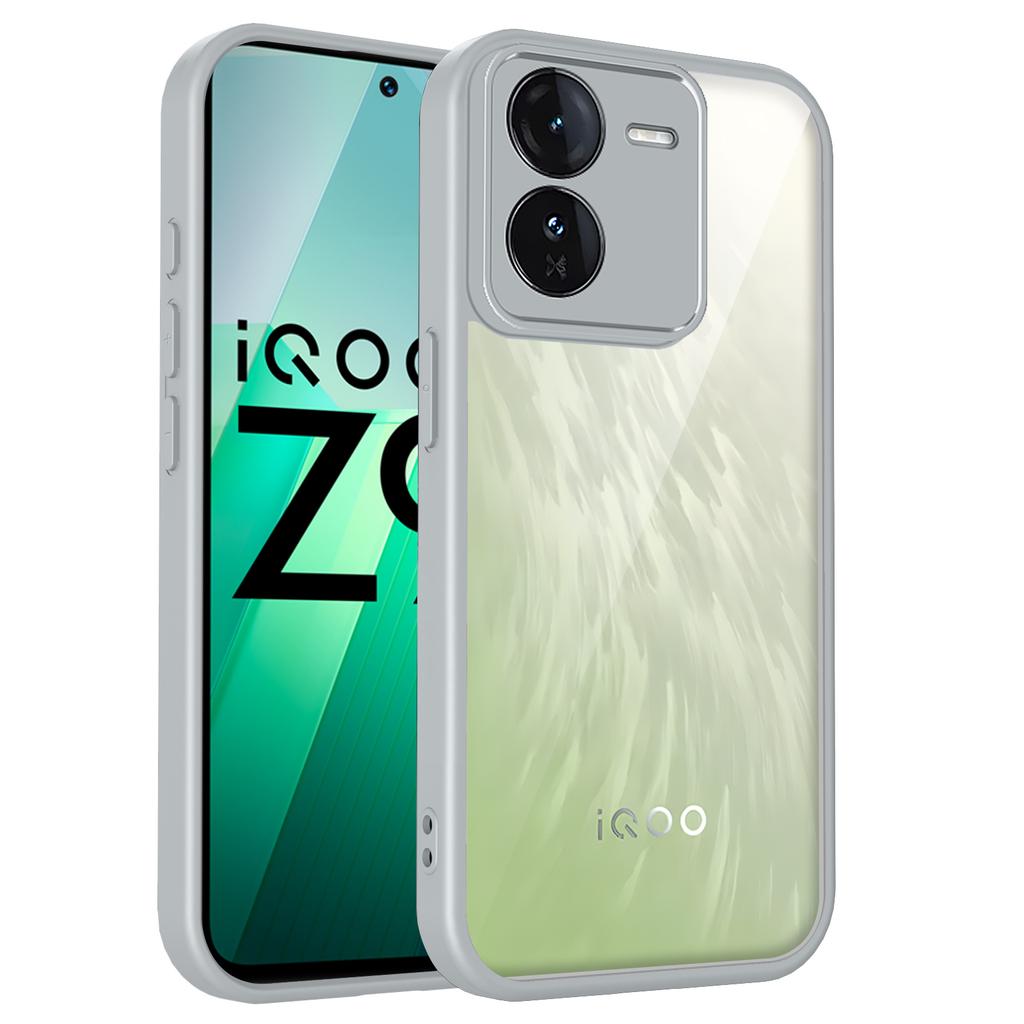 Для Vivo IQOO Z9x Чехол vivo iqoo z9x Чехол для телефона Vivo IQOO Z9x Чехол-бампер с воздушной подушкой Силиконовый бампер Прозрачная матовая задняя крышка Жесткий
