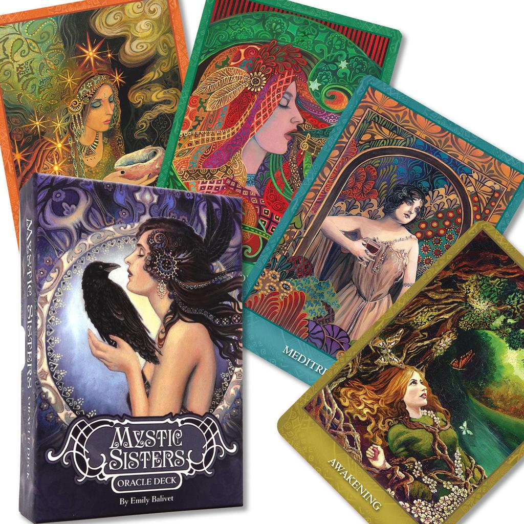 Mystic Sisters Oracle Deck (Authentic Oracle Cards) with Japanese Instructions