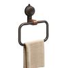 Hanging Towel Rack Suction Cup Design Strong Load-bearing Simple Installation Bathroom Wall Mount Hand Towel Holder