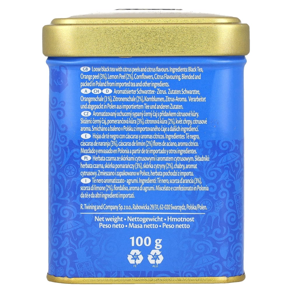 Чай Twinings Lady Grey листовой 100 г (3,53 унции)