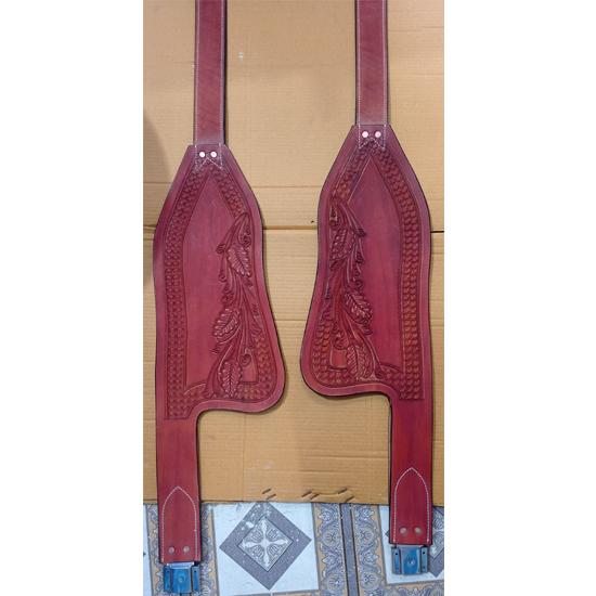 Horse Western Adult Genuine Leather Replacement Saddle Fenders
