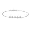 ANIA HAIE Silver Pave Multi-Bead Chain 925 Silver Bracelet B065-04H