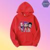 Женские Мужские Худи KPop Охотники на Демонов Подарок для Фанатов Харадзюку Мода Уличная Одежда Мультяшный KPop Охотники на Демонов Унисекс Худи