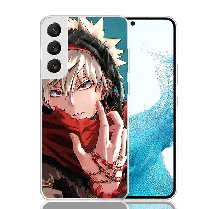 Бактего Кацуки MHA Мой герой Чехол для телефона для Samsung Galaxy S26 S25 Edge S24 S23 FE S22 Ultra S21 Plus S20 + Fundas Cover Coque Ga