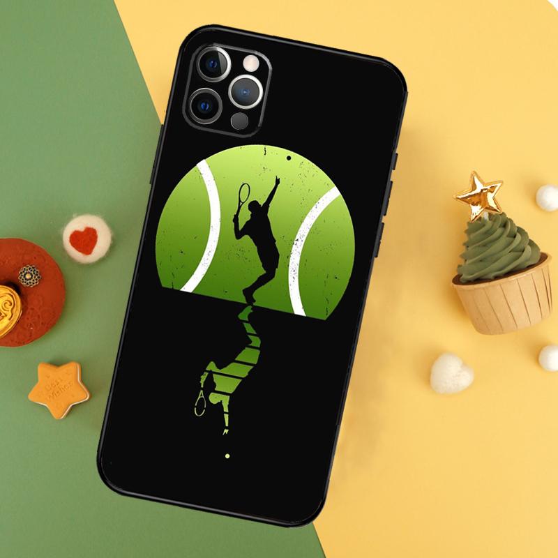 Спортивный чехол для телефона с рисунком теннисного мяча для iPhone 17 17Air 16 15 14 13 11 12 Pro Max 12 13 Mini 16E Ударопрочный чехол