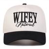 Unisex WIFEY MATERIAL Letter Embroidery Baseball Caps Spring and Autumn Outdoor Adjustable Casual Hats Sunscreen Hat Sports Cap
