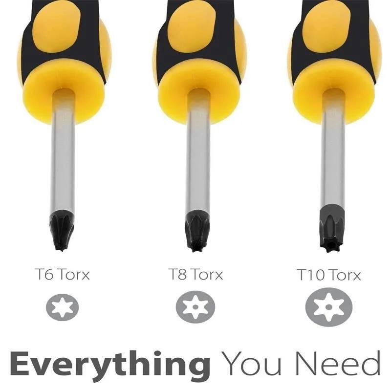 T6/T8H/T10H Screw Driver Set Torx Tools T8 Screwdriver With Hole For Xbox One/ Xbox 360 Wireless Controller Repair Tool 1pcs