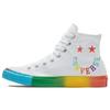 All Star Hi Smiley Multi Удобные и стильные высокие кеды Converse Унисекс Белые