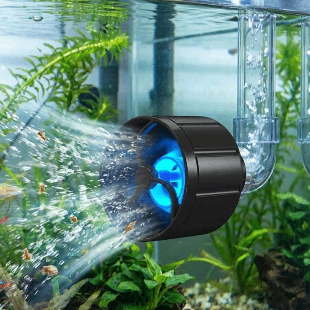 Glowing Aquarium Flow Fan Plastic Rotating Wave Nozzle Fish Tank Wave Maker Saltwater Tank