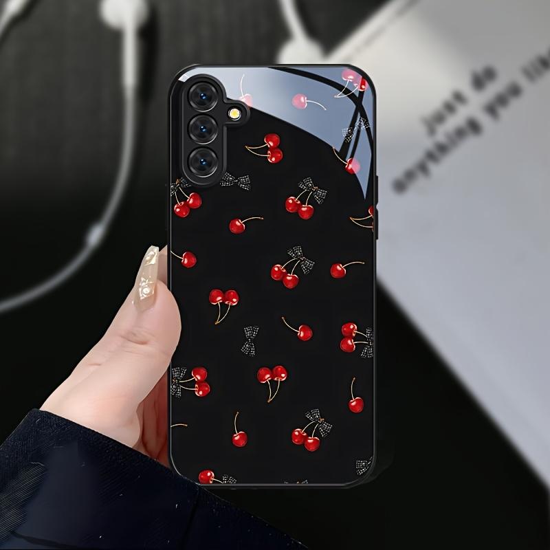 Универсальный черный стеклянный чехол для телефона, подходящий для Samsung Galaxy S26 S25 S24 S23 S22 S21 S20 FE/Ultra/Plus5G, противоударная задняя крышка