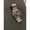 Б/у мужские часы SEIKO SOLAR с индикатором дня недели и даты серебристые сделано в Японии