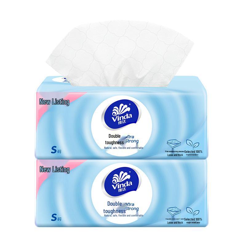 Жесткая тисненая бумага Vinda: Упаковка из 24 кусков туалетной бумаги и полотенец для рук