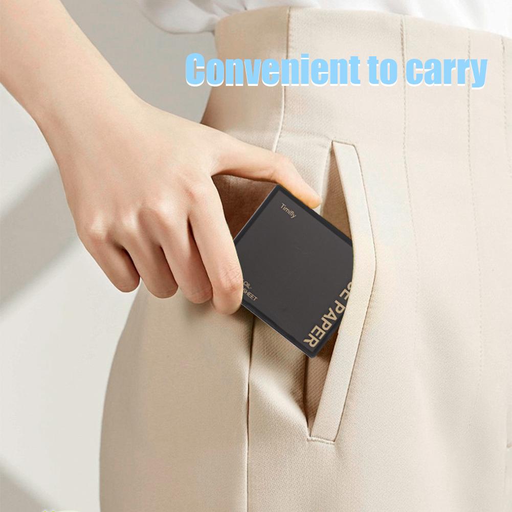 100 шт. матирующих салфеток для лица с зеркальцем, пуховками для пудры, для контроля жирности кожи лица, очищения и ухода за кожей, аксессуары для макияжа.