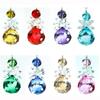 Crystal Angel Hanging Beautiful Color Crystal Flower Pendant Ornaments Octagonal