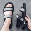 Популярные сандалии летние новые повседневные мягкие подошвы нескользящие пляжные туфли мужские дезодорирующие классные тапочки