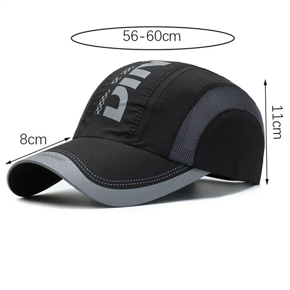 Breathable Quick Dry Cap Adjustable Truck Hat Summer Baseball Cap  Running