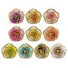 Rose Flower Handbag Hook: 3D Folding Table Edge Hanger, 20 Colors