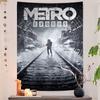 MMetro 2033 Аниме Видеоигра Подвесной Бохо Гобелен Бохо Настенные Гобелены Мандала Кавайная Декор Комнаты