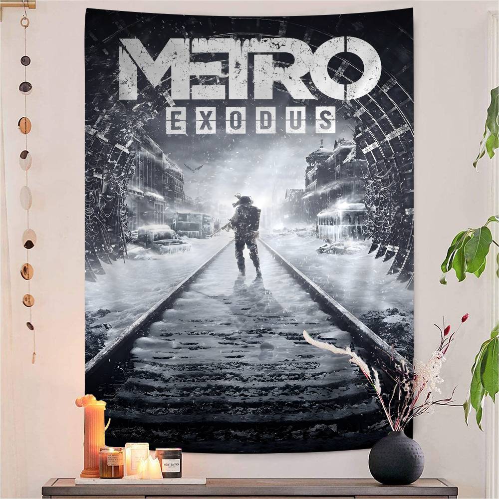 MMetro 2033 Аниме Видеоигра Подвесной Бохо Гобелен Бохо Настенные Гобелены Мандала Кавайная Декор Комнаты