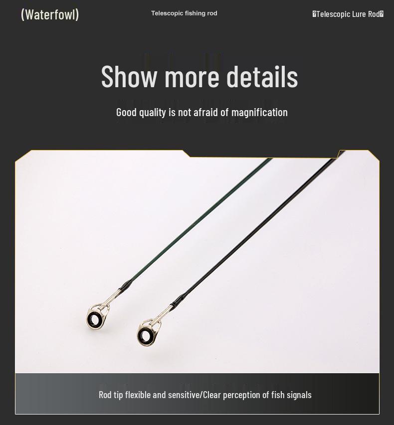 Углепластиковое ультракороткое телескопическое удилище для ловли на приманку с пистолетной рукояткой - Спиннинговое удилище для дальнего заброса