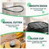 Stainless Steel Fruit and Vegetable Slicer & Chopper with Egg Slicer